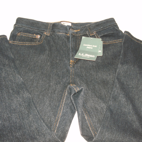 L.L. Bean Classic Fit Comfort Knit Stretch Jeans - Picture 7 of 7